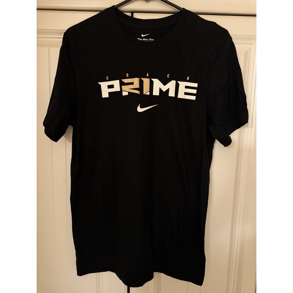 NWOT Men’s Nike Black Coach Prime T Shirt Size Small